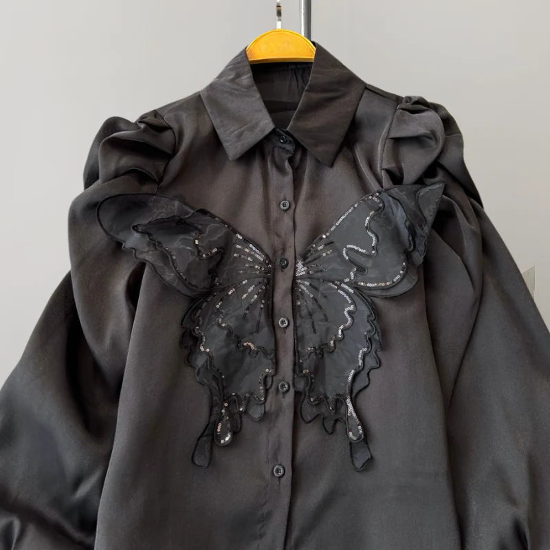 Butterfly Black Shirt