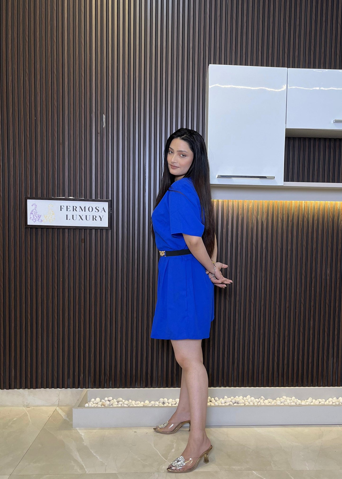 Heavenly blue dress