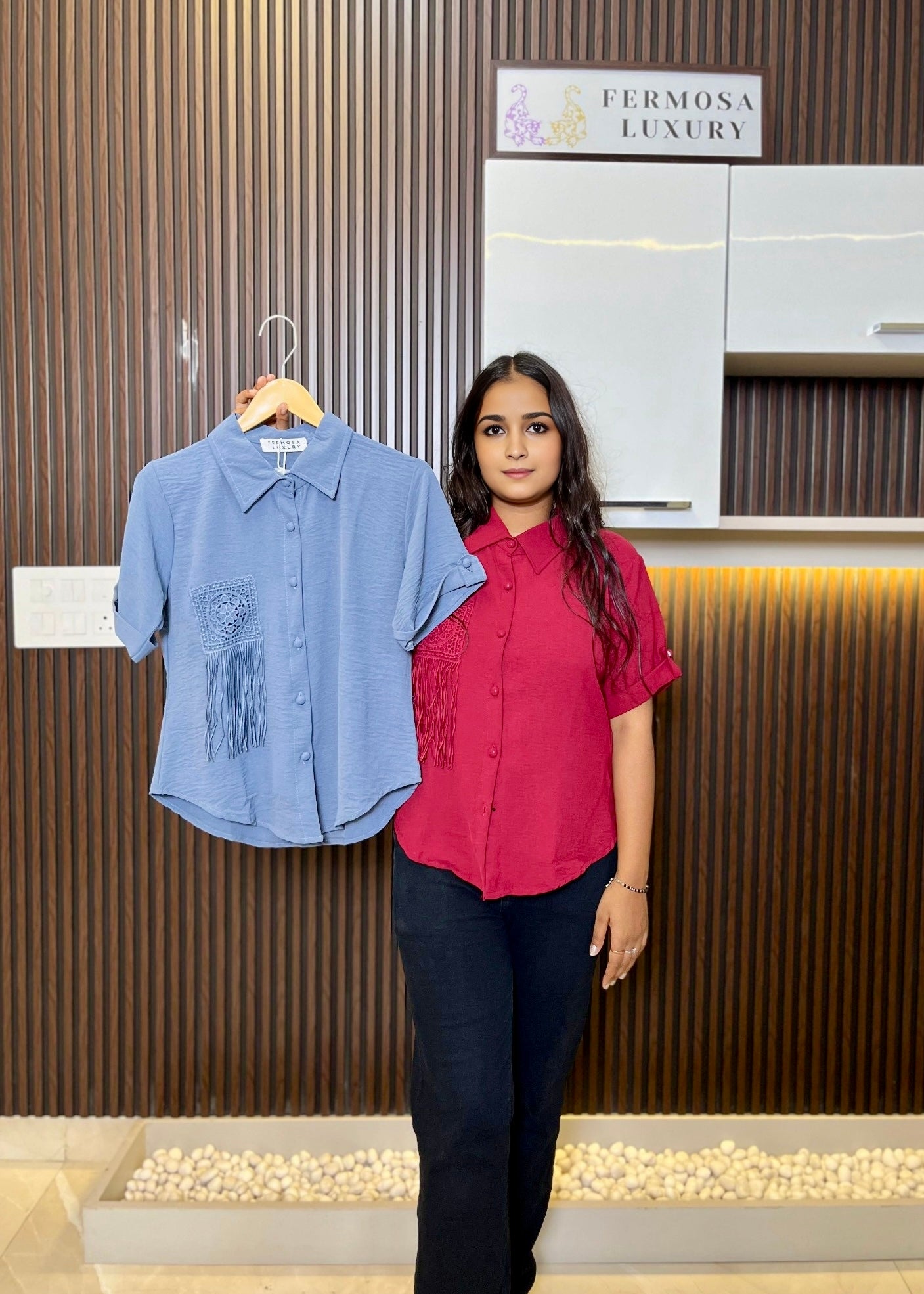 Red Velvet Shirt